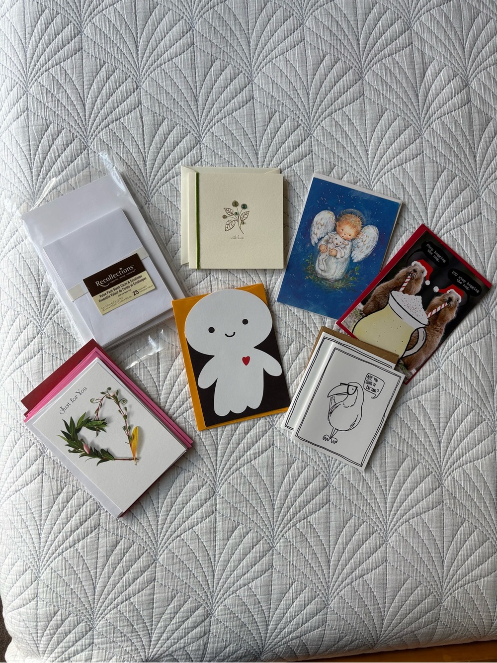 Assorted Greeting Card & Stickers Lot with Various Designs